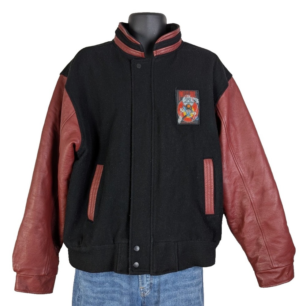 Vintage Canada Sportswear Wool & Leather Varsity Jacket L